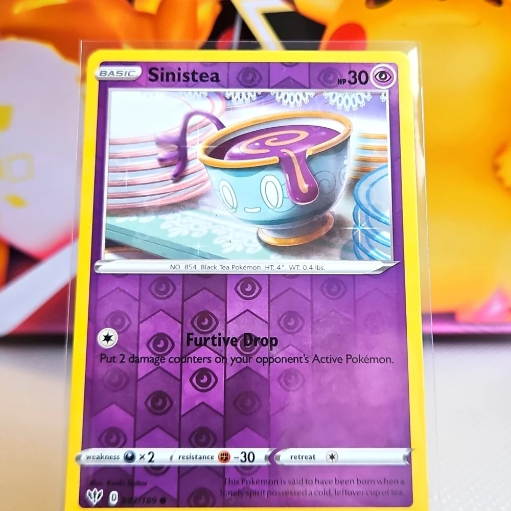 sinistea pokemon card [Colorless] Sinistea 082/189 Pokmon TCG Reverse